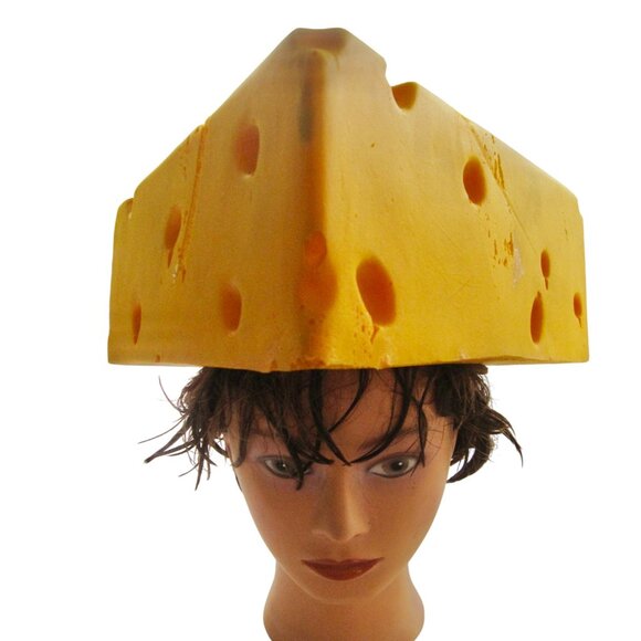 VTG Original Cheesehead Foamation Green Bay Packers Wisconsin Cheese Foam Hat - Picture 1 of 8